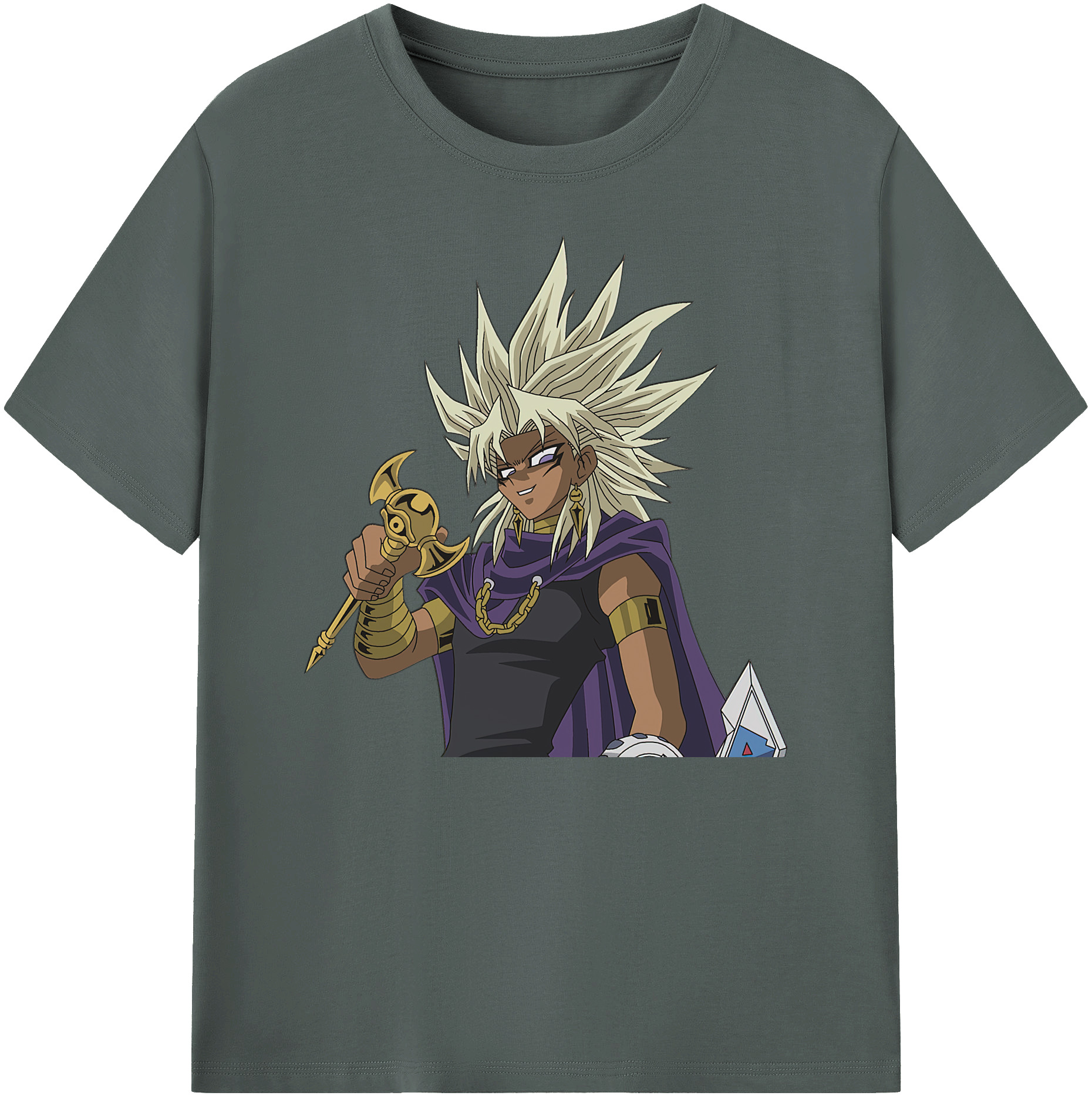 （画像用） 遊☆戯☆王 Yu-Gi-Oh! 綿100％ メンズ半袖Tシャツ｜肌触りやわらか＆通気性